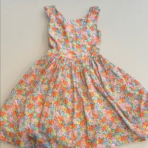 Boden Floral Kids Dress - Multicolor